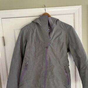 REI Elements E-1 Hooded Jacket Primaloft Insulated Gray Women's L